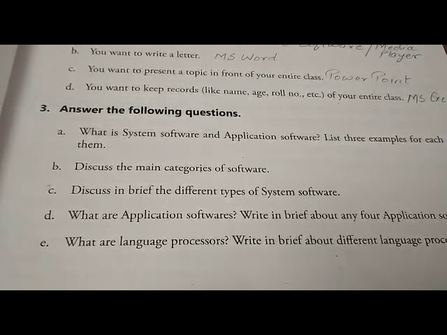 STD V, COMPUTER, CHAPTER 2, Q- 3, 4 & 5