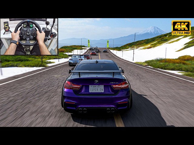 BMW M4 F82 GTS VS Track Toys - Forza Horizon 6 | Logitech G923 Steering Wheel
