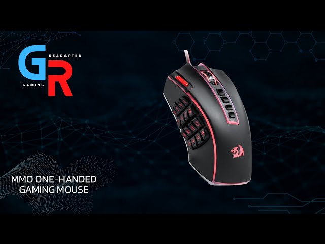 MMO Gaming Mouse for One-Handed Video Gaming