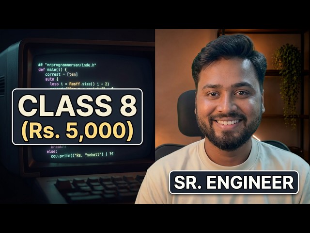 From Rs 5,000 Salary to Senior Engineer | My Coding Journey
