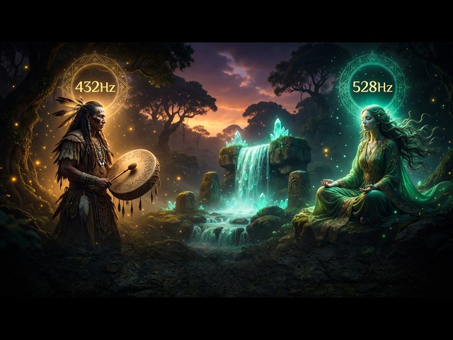 LIVE: SHAMANIC HEALING MUSIC for Stress & Anxiety Relief | Cleanse Your Soul (432Hz + 528Hz)