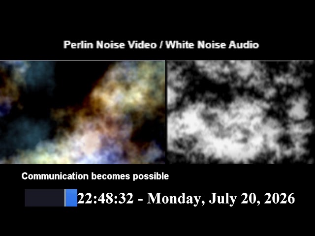 LIVE Paranormal Experiment Stream: Perlin Noise Video & Live Filtered Experiment Audio