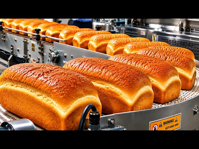 How Millions Of Bread are Made In A Huge Factory 🍞🏭