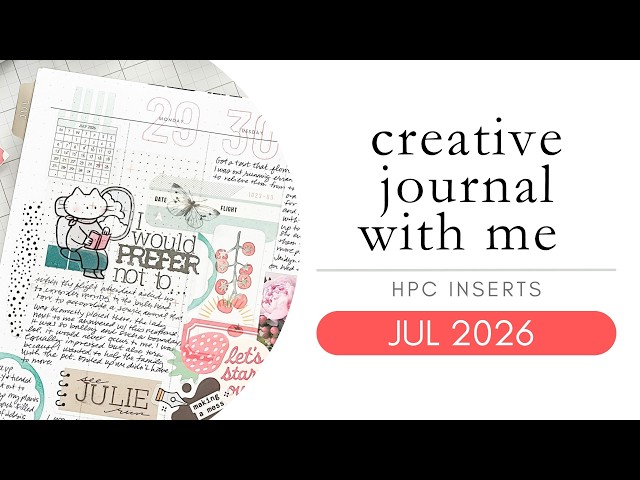 Setting Up My July Creative Journal from Scratch // plan. create. grow.