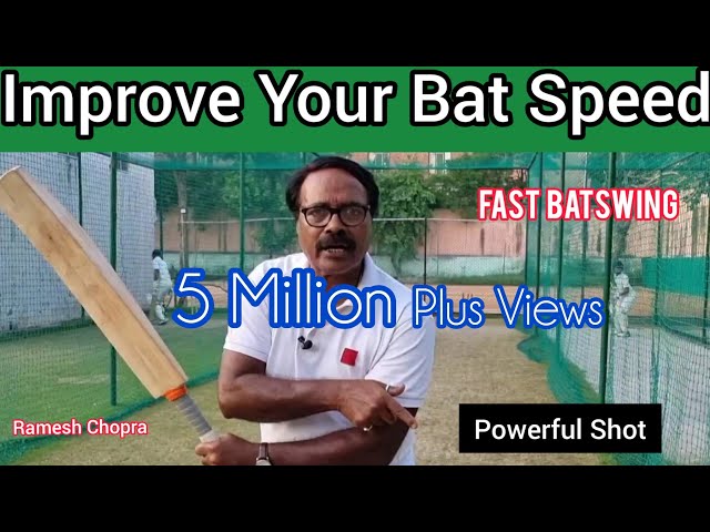 Improve Your Bat Speed Batswing ko fast karen Powerful Shot Maren  Bat Speed Kaise Tez Karen