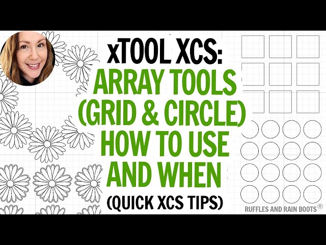 XCS 2.6.38 How to Use Array Tools -Grid and Circle - How to Use Grid Array / How to Use Circle Array