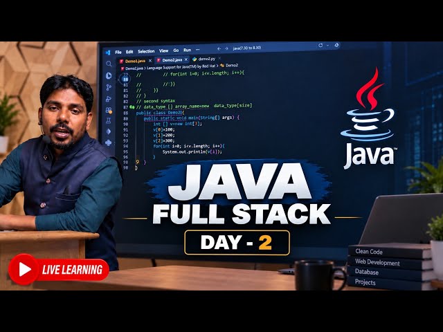 Java full course | Day - 2 | #java #javaprogramming #javatutorial