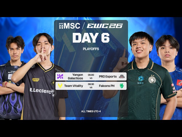 [LIVE] | MSC AT EWC Knockout Stage Day 1 | (ENG)