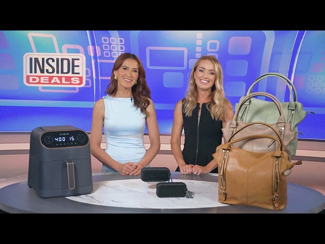 Inside Deals on Ultrean Air Fryer, Dolphin Portable Speakers, Poppy & Harper Handbag — Up to 77% Off
