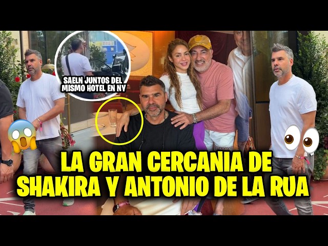 Shakira and Antonio de la Rúa seen together again and social media goes wild