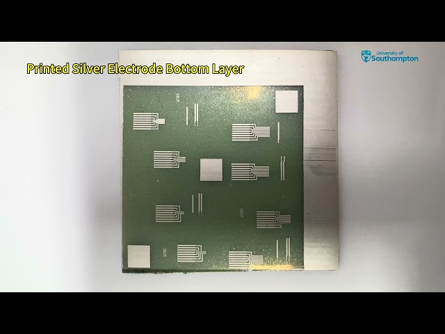 Reverse Offset Printed EL Pixels Array