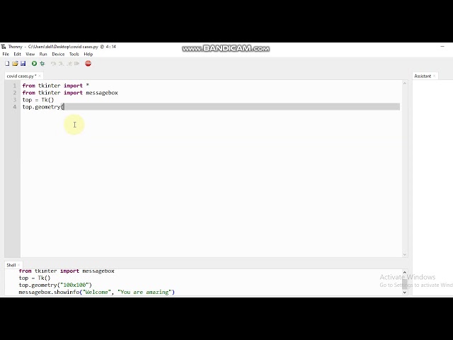 Create a Dialogue box Using Python | Tkinter Library | Easy Python Tutorials | Mudit Vij |