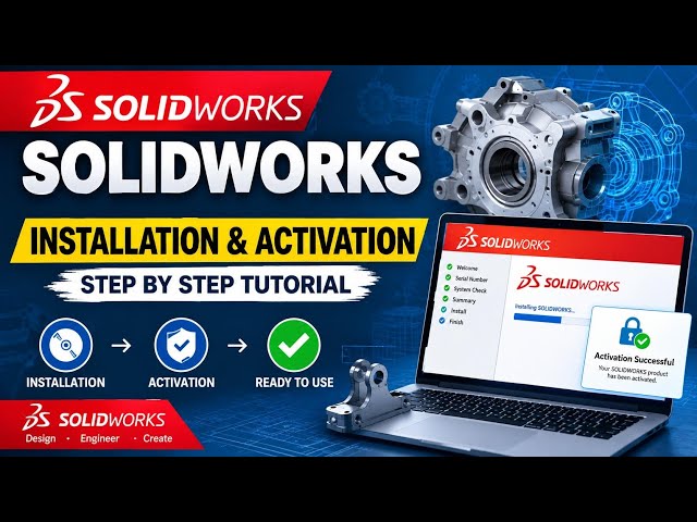 SOLIDWORKS 2018 - INSTALLATIONS AND ACTIVATION FULL TUTORIAL VEDIO