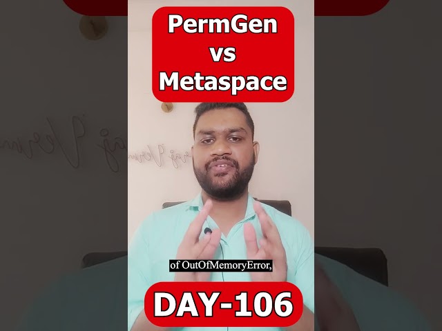 PermGen vs Metaspace in Java? #java #interview #interviewtips