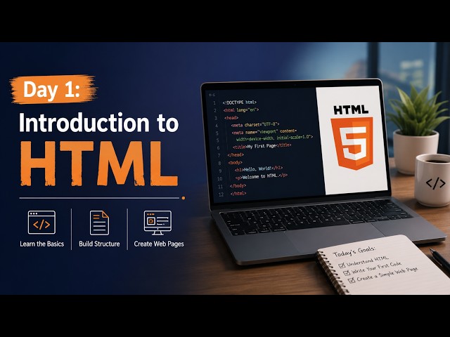 HTML Course 2026 | Day 1 | What is HTML? Build Your First Website #html #html5 #html2026