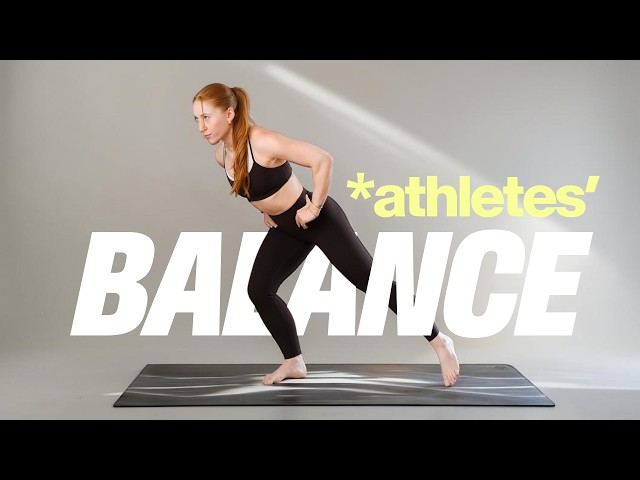 20 Min. Balancing, Stability & Core for Runners & Athletes (No Talking)