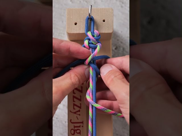 Glow-in-the-Dark Paracord Bracelet DIY 🌟🧵 | Easy Weave!
