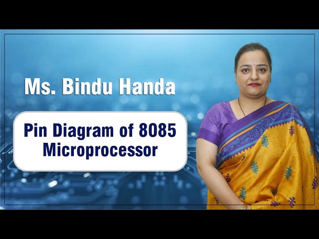 Pin Diagram of 8085 Microprocessor  By Ms  Bindu Handa