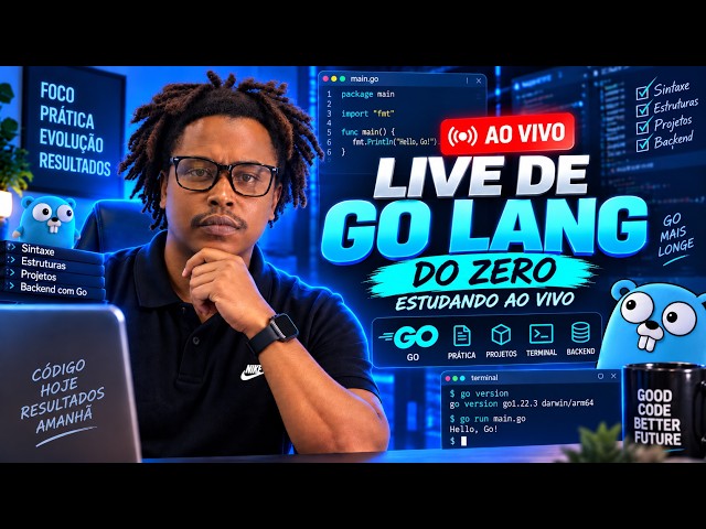 🔴 AO VIVO: Estudando PROGRAMAÇÃO do Zero | Código, Projetos e Evolução em Tempo Real