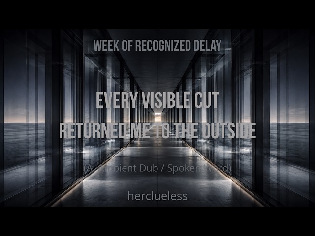every visible cut returned me to the outside | herclueless (AI Ambient Dub / Spoken Word)