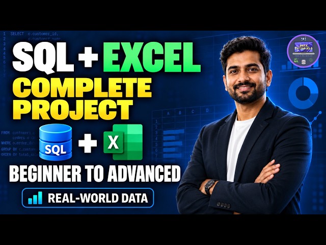 SQL + Excel Data Analyst Project | Complete Step-by-Step Tutorial #sql #excel #dataanalytics