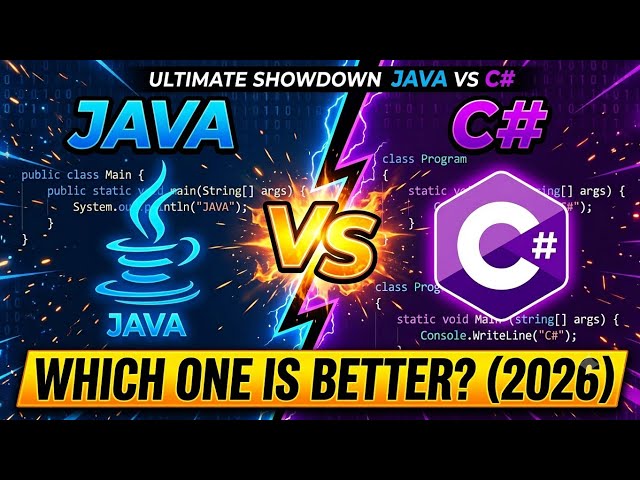 Java vs C# – The Most Debated Programming Languages in 2026🔥