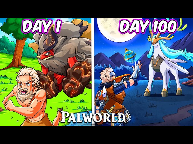 I Spent 100 Days In A PALWORLD Randomizer NUZLOCKE Challenge!