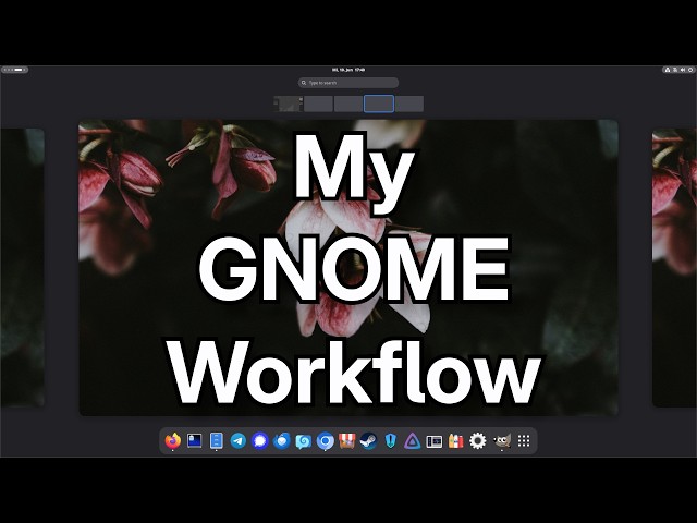 How I Use GNOME And Linux/Bazzite (Workflow Explained)