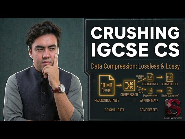 12 Lossy vs Lossless Data Compression | Data Compression| IGCSE Computer Science