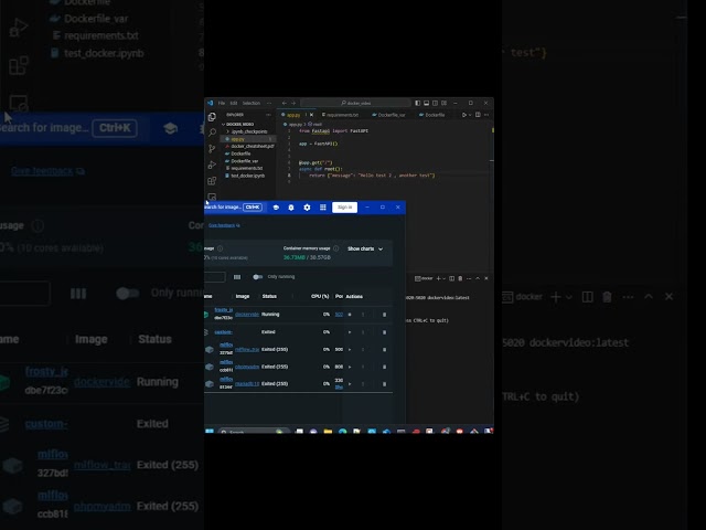 Run docker Image desde la linea de comandos