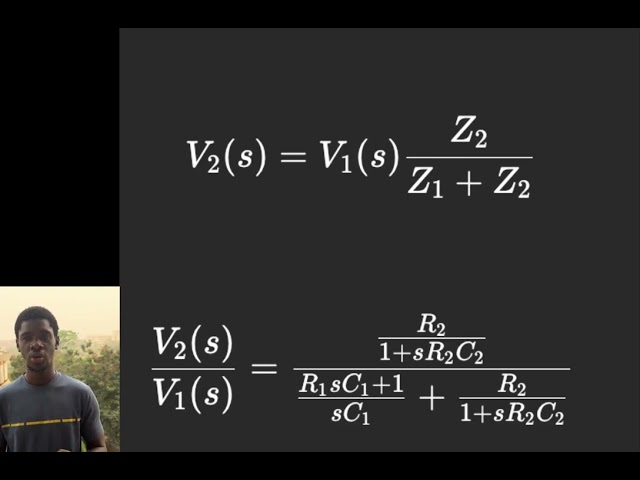 How to find the transfer function of a specific RC network using complex impedance