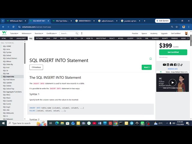 2.2 SQL Server Management Studio (SSMS)Primer