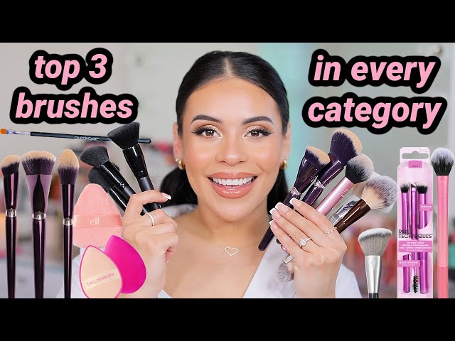 Top 3 Makeup Brushes in Every Category 😍