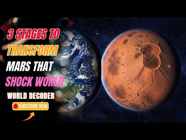 The 3 Stages to Transform Mars That Shock World 🚀🌍