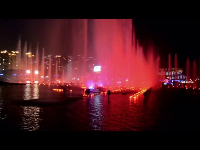 Suzhou, Lights and Watershow, Jinji lake