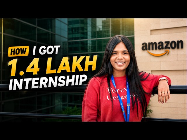 How I got into Amazon My Preparation and Experience #telugu #amazon #software engineer