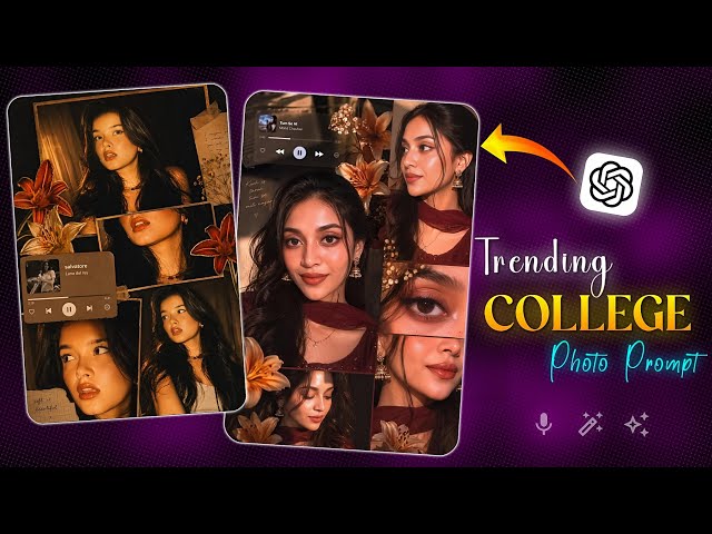 Instagram Trending College Ai Photo Prompt | Cinematic Girls College Photo | Khat Song Photo Editing