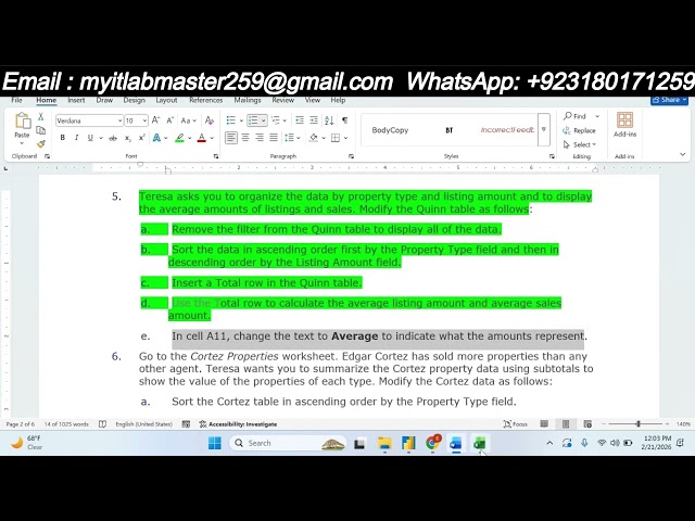 Charlotte Development Excel Module 6 SAM Project B