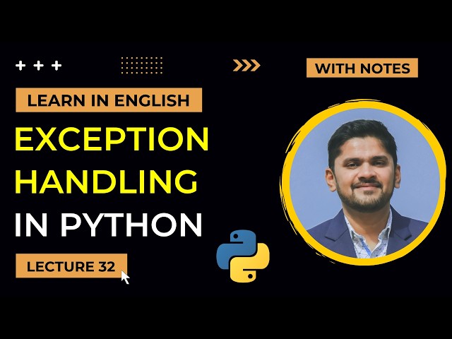 32. Python Exception Handling | try except finally raise | Advanced Python Tutorial | Amit Thinks