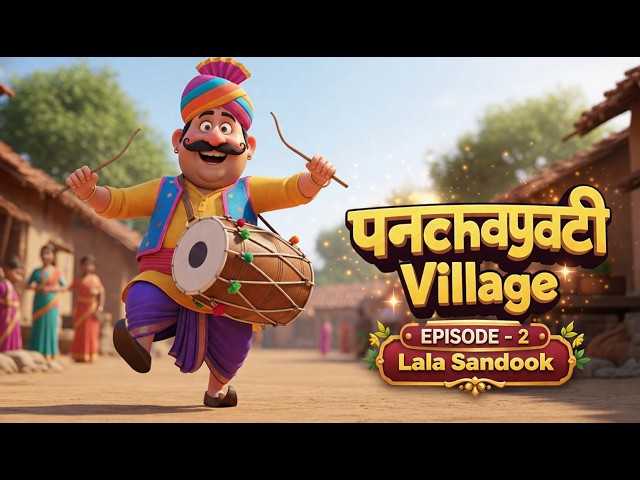 Panchayati Village Lala Sandook  |Hindi Cartoon Moral Story #kidsstory#kidscartoon #fun #trending