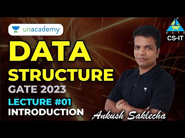 Data Structure: L01 - Introduction | GATE 2023 - Ankush Saklecha Sir #gate #computer_science #cse