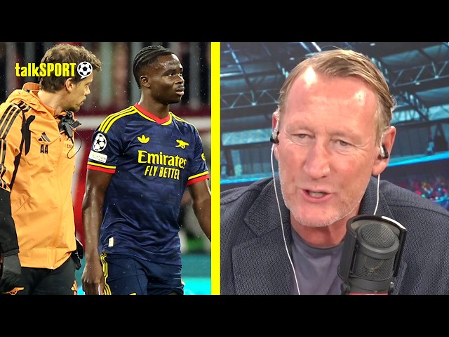 "PLAYED TOO MUCH!" Ray Parlour reacts to Bukayo Saka's leg injury suffered against Bayern Munich