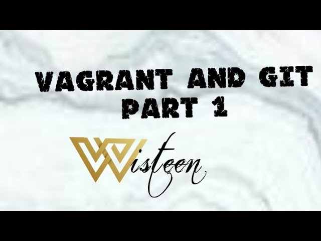 Vagrant and Git part 1