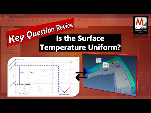 Is the Surface Temperature Uniform? | Moldex3D Key Question Review | Studio 2026