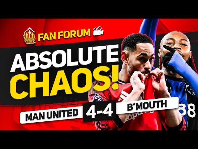 INCREDIBLE Cunha! Bottled Top Four AGAIN? Man United 4-4 Bournemouth Fan Forum