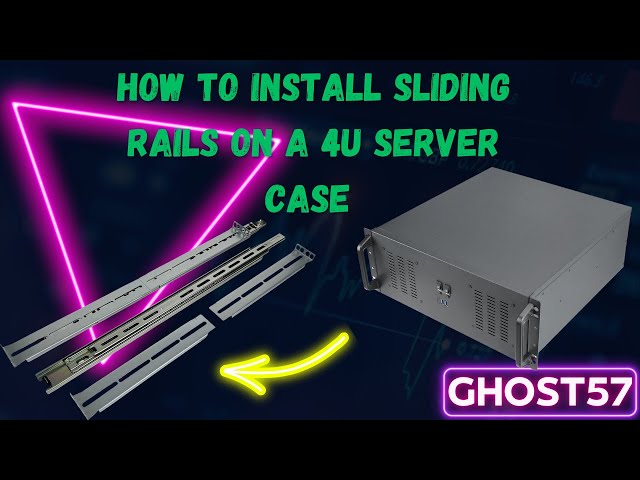 How to Install Sliding Rails on a 4U Server Case | Tupavco TP1811 + Rosewill RSV-R4200U