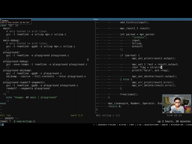 Study with me: learn C programming language by building our own lisp (Part 27)