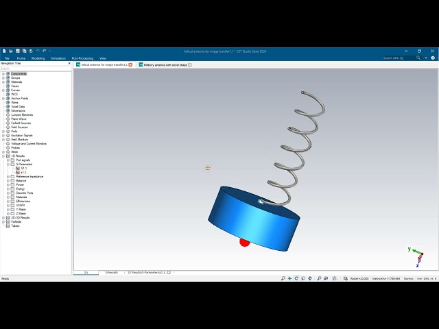 gps HELICAL antenna using artificial intelligence AI machine learning train cst