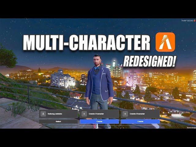 Esx Multi-character redesigned - A new five look - full tutorial