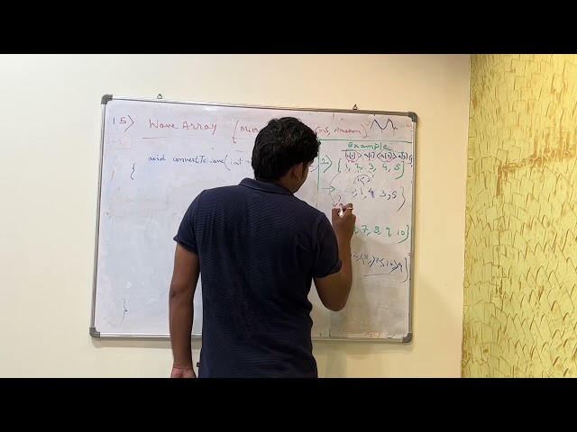 15. Wave Array | Array | Problem Solving